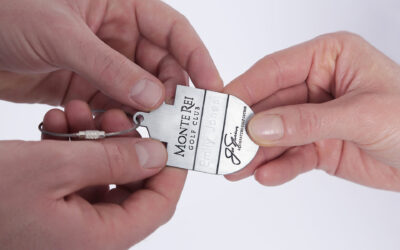 Namensgravuren direkt im Golfclub