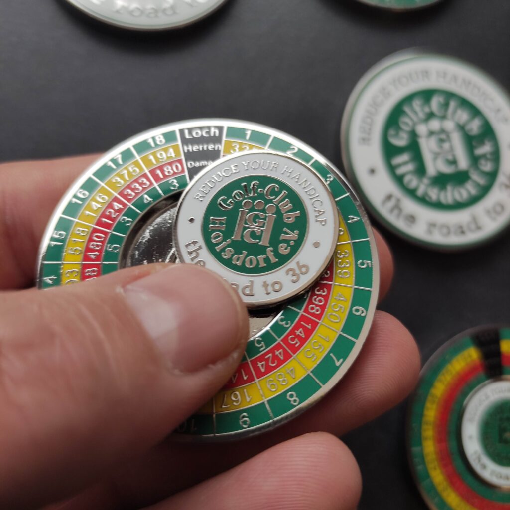 clubtags Course Standard Coin Ballmarker