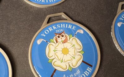 Einzigartige Team-Bagtags für die Golfreise